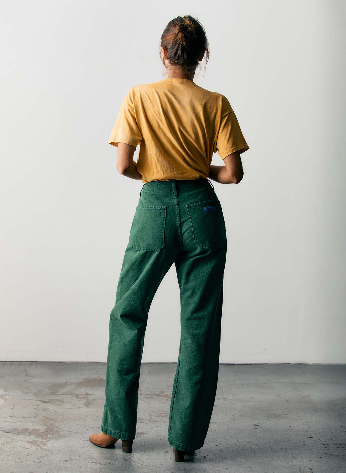 clarke canvas workpant in spruce