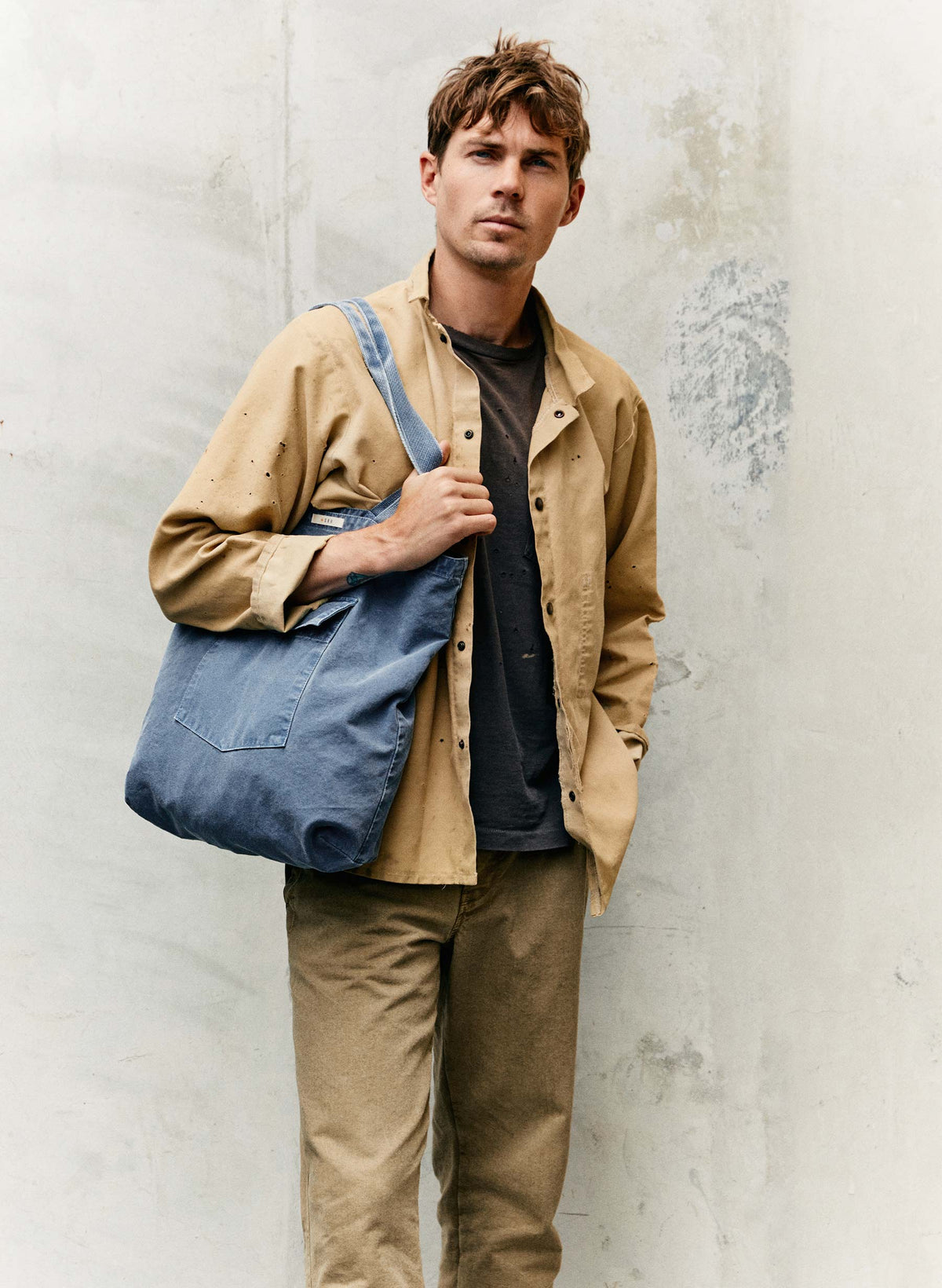 all american chino in field tan