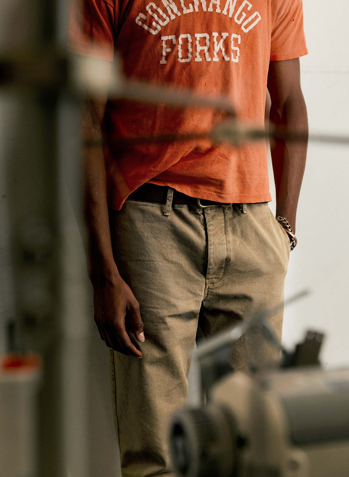 all american chino in field tan