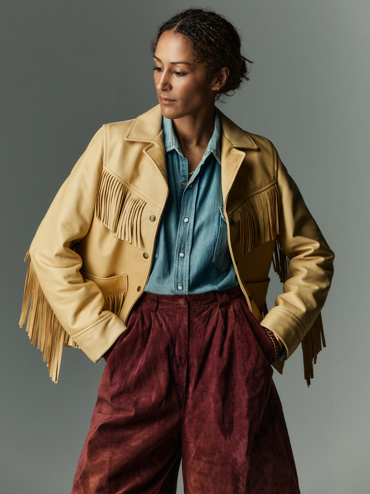 i+w x schott nyc palomino jacket