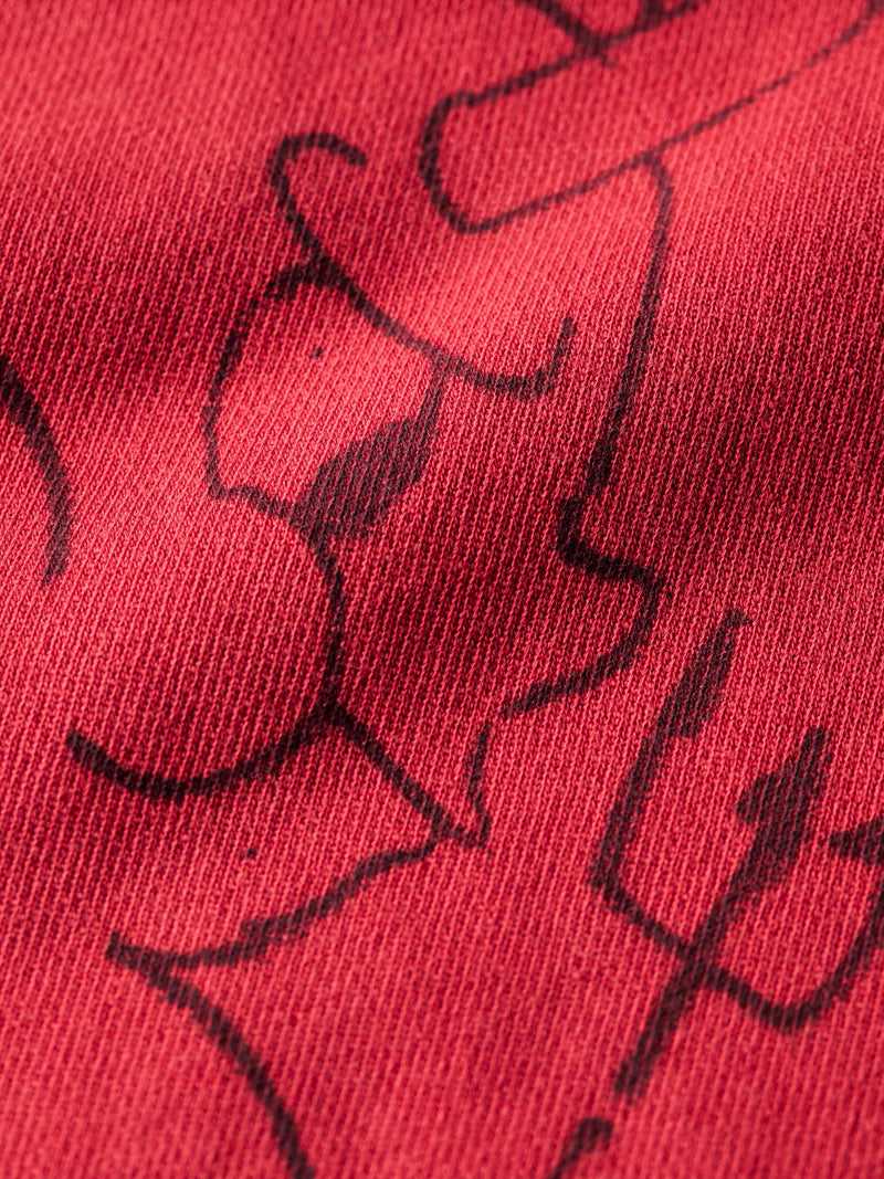 s/s "lil' devil" raglan sweatshirt - Model