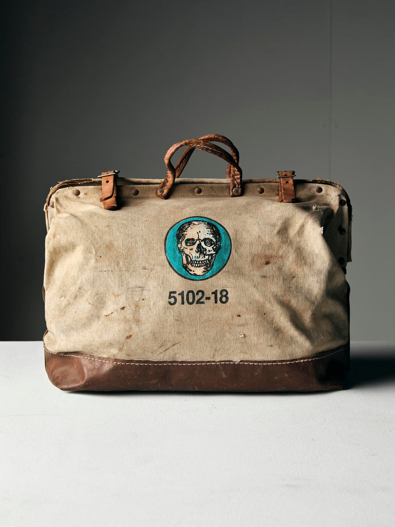 vintage painted "last chance" klein bag