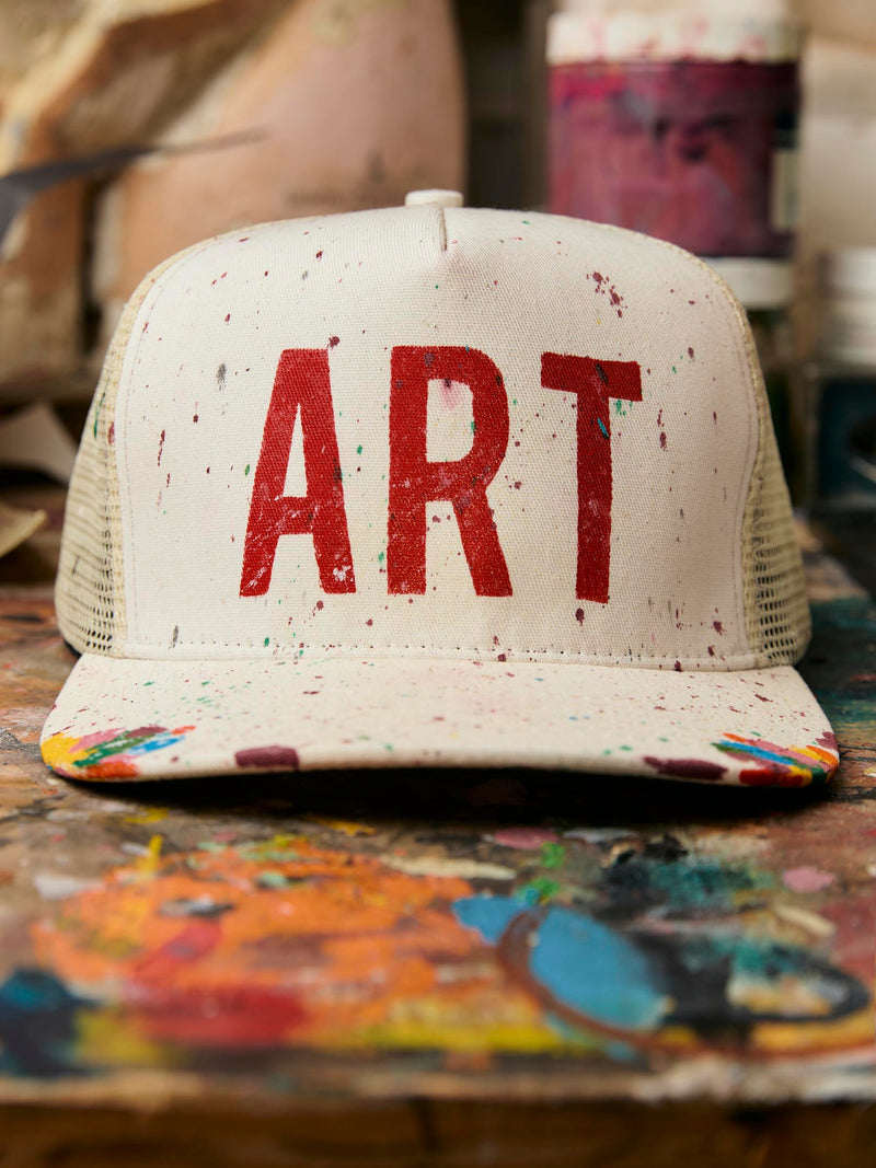 handmade "art" trucker