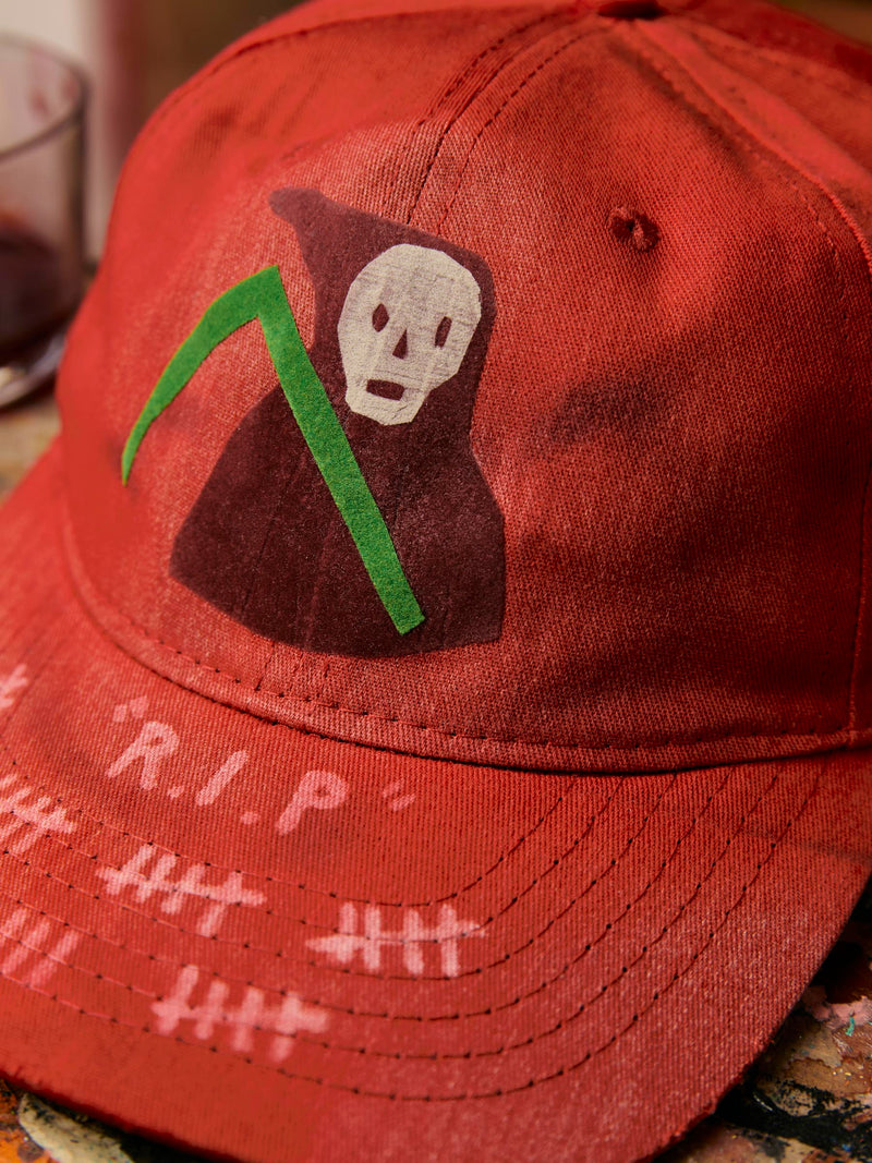 handmade "rip" cap - Model