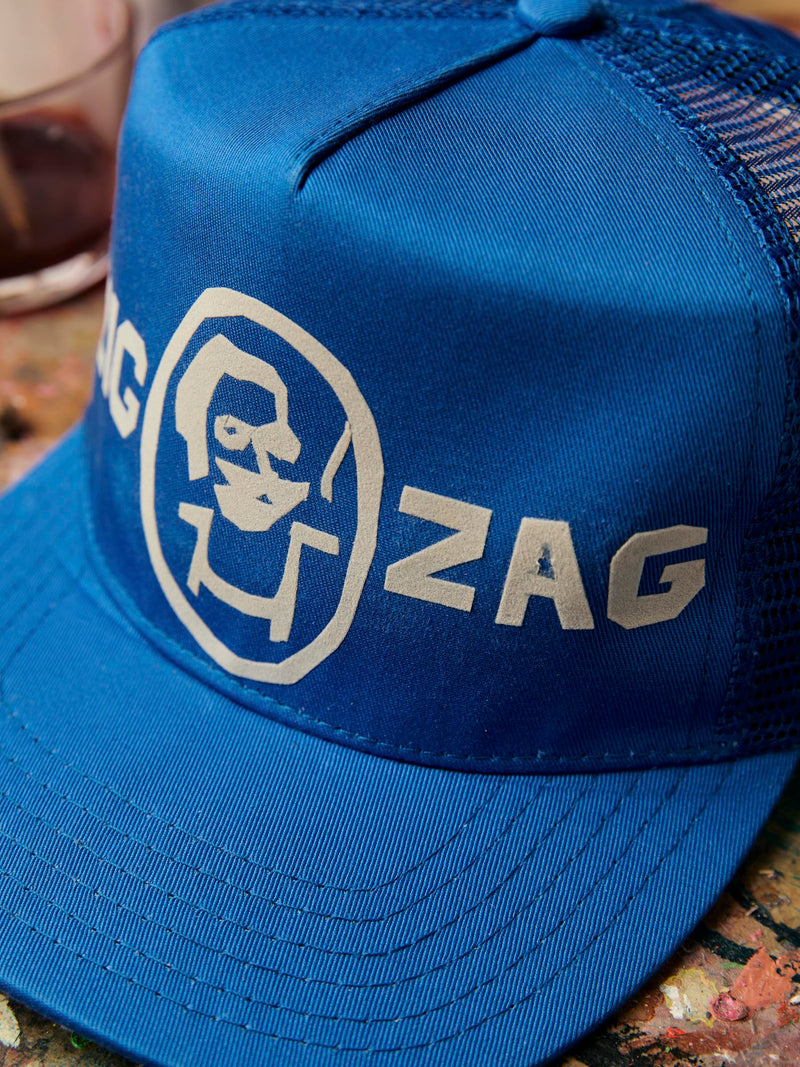 handmade "zig zag" trucker - Model