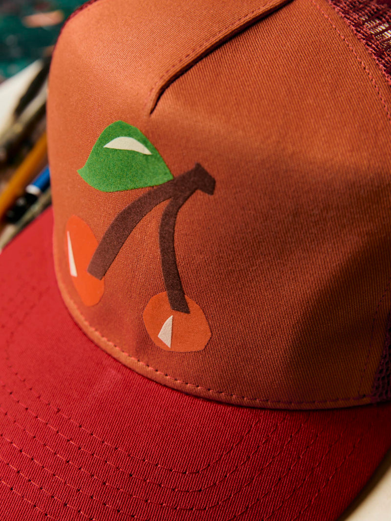 handmade "cherry" trucker - Model