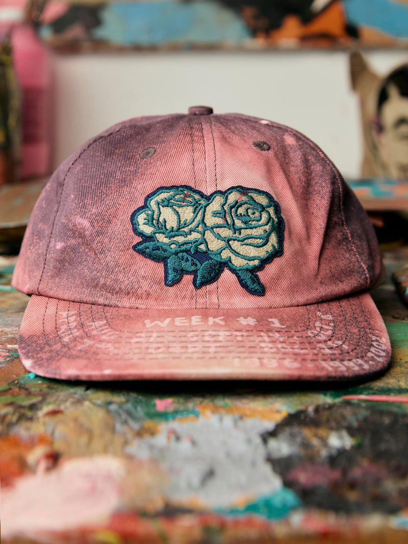handmade "two roses" cap