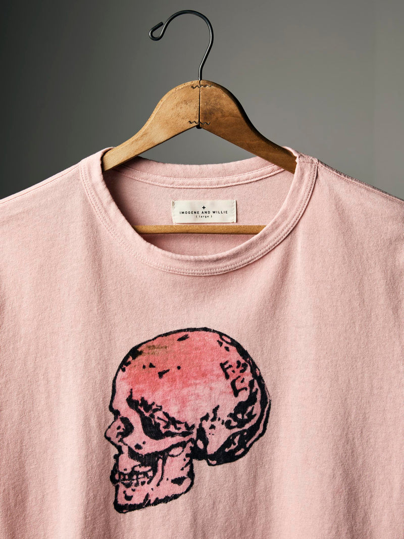 hand painted "last chance" tee - Model