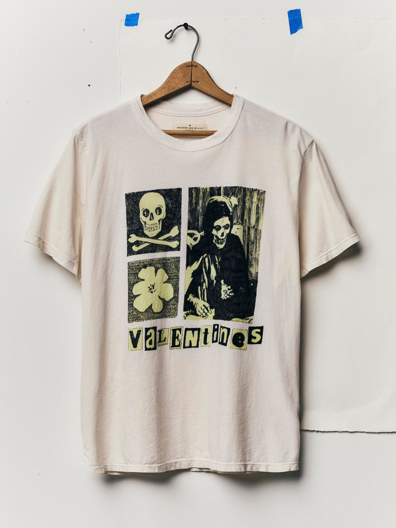 hand-drawn "valentines" tee