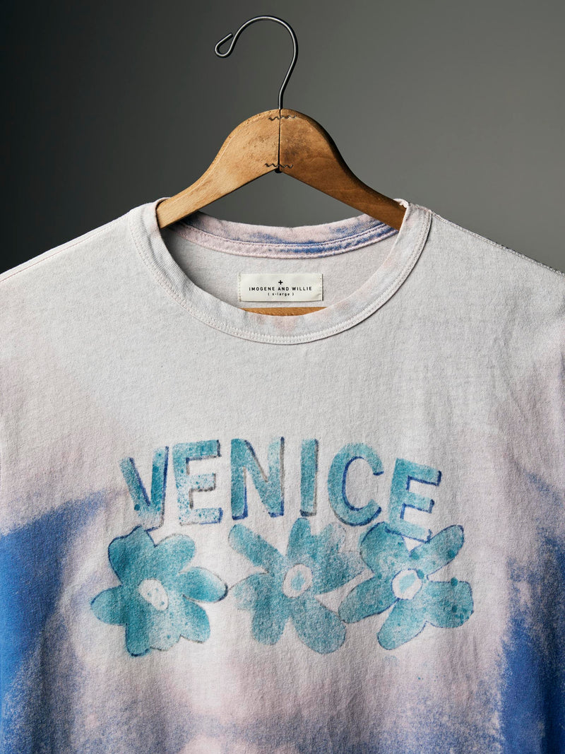hand bleached "venice" tee - Model