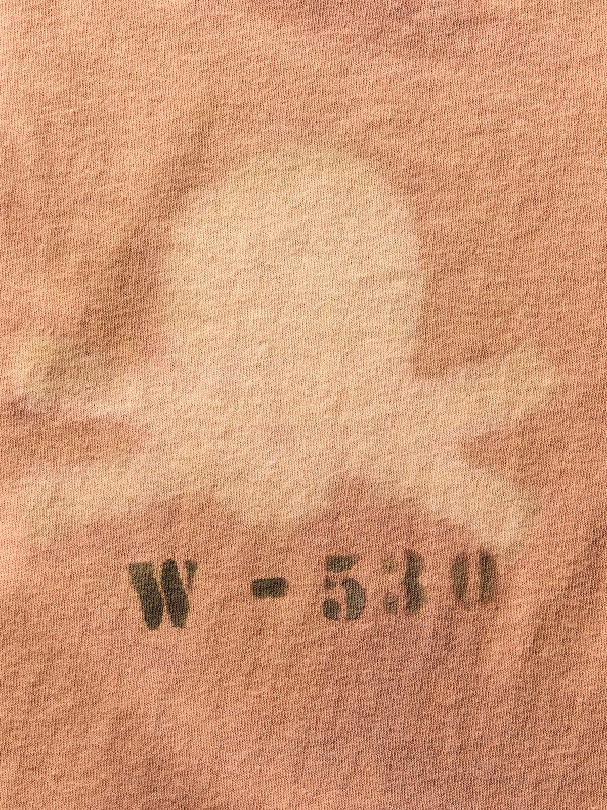 hand bleached 