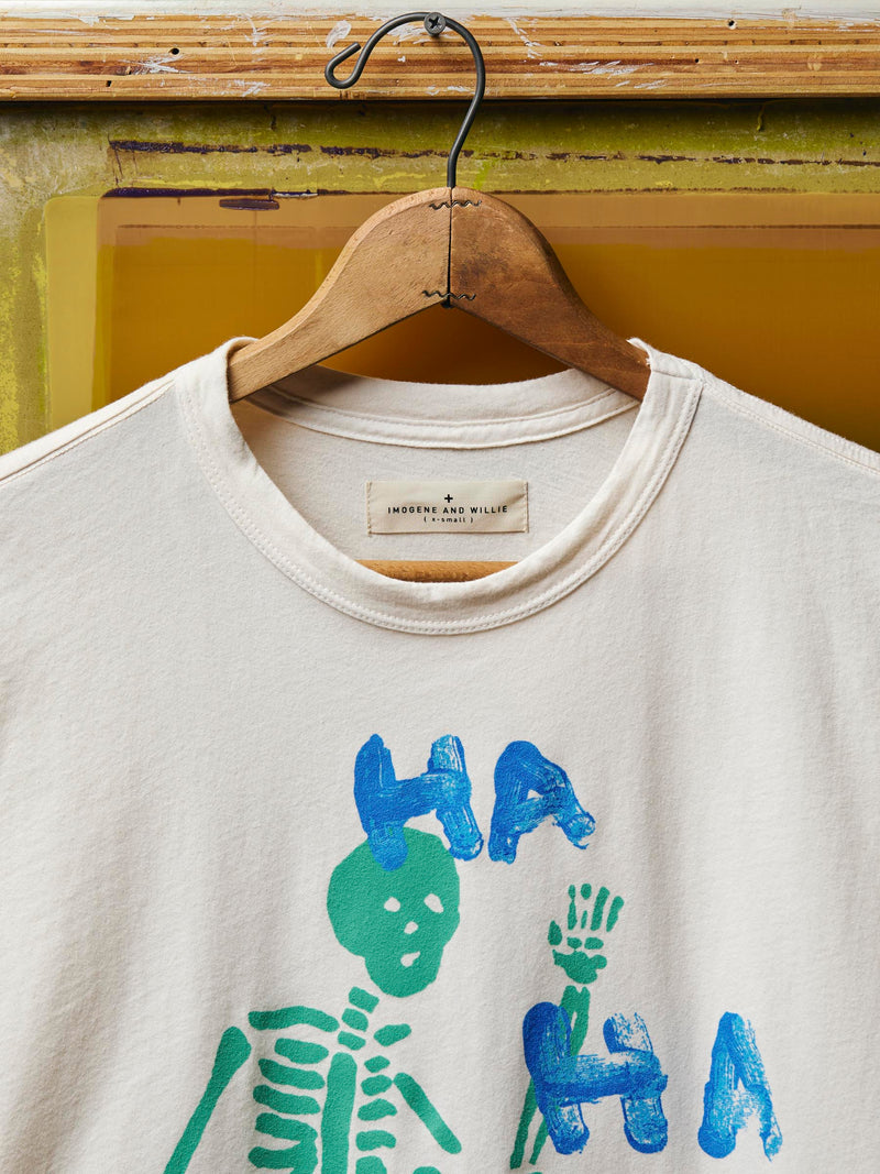 the "last laugh" tee