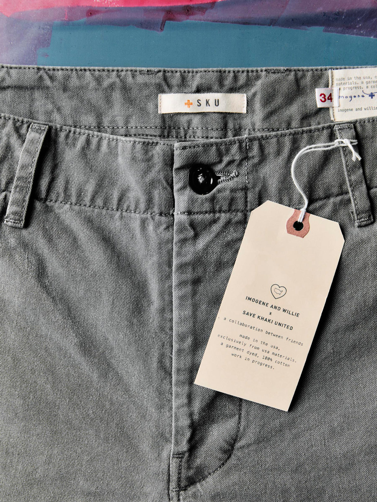 all american chino in faded black