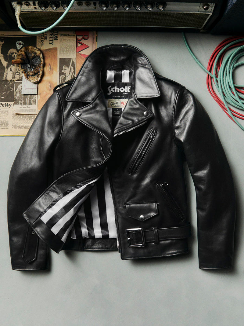 the Gibson x Schott NYC perfecto jacket