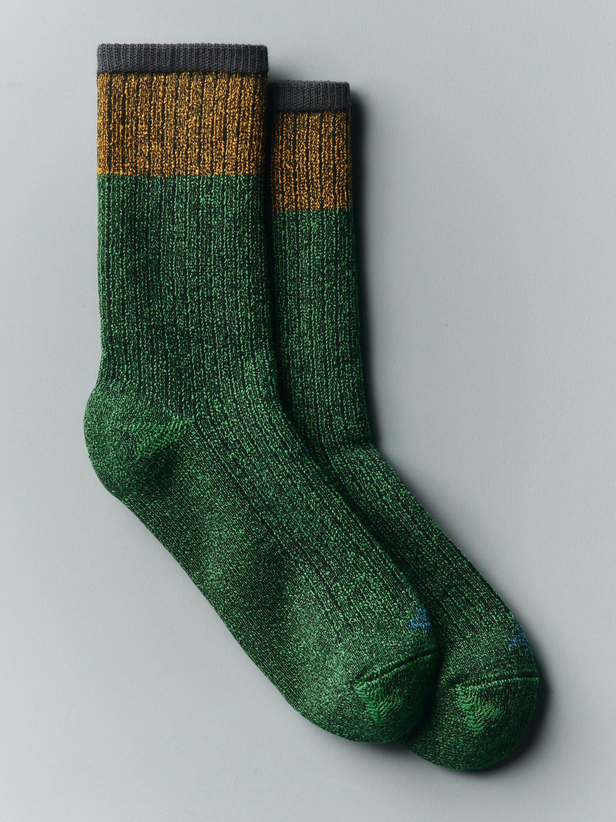 ribbed boot sock in fern