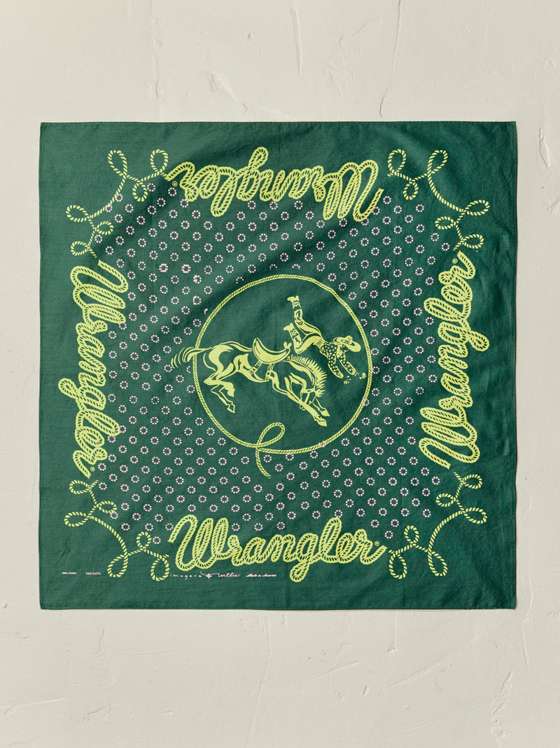 i+w x Wrangler "frontier" bandana in green