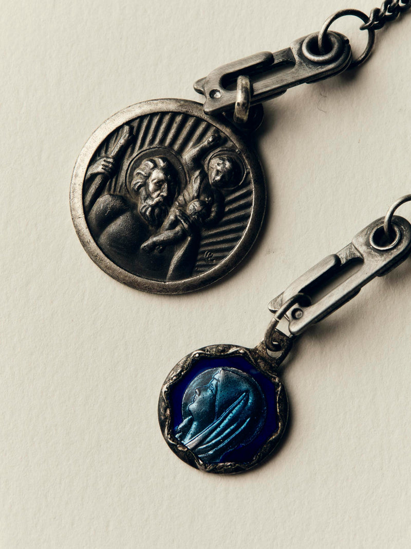vintage "st. christopher" medal pendant - Model
