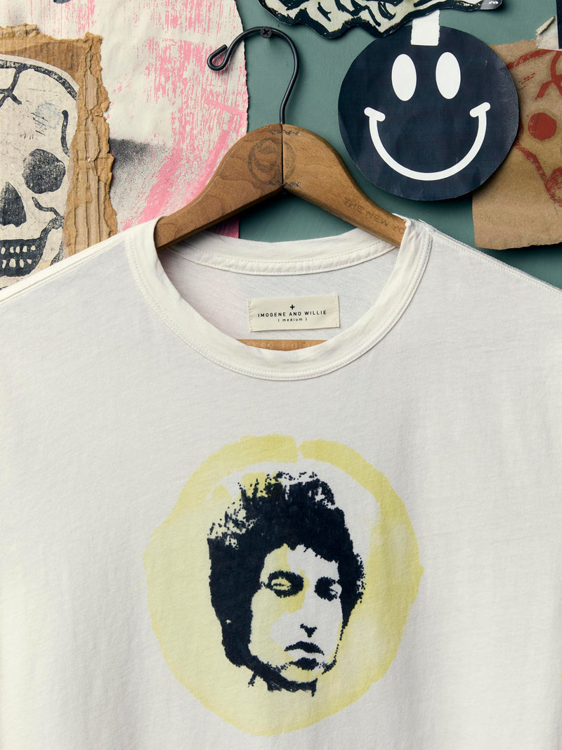 hand drawn "highway 61" tee - Model