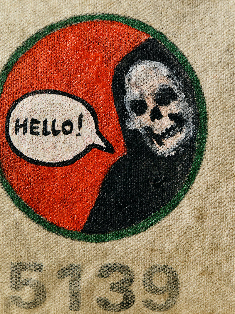 vintage painted "hello" klein bag - Model