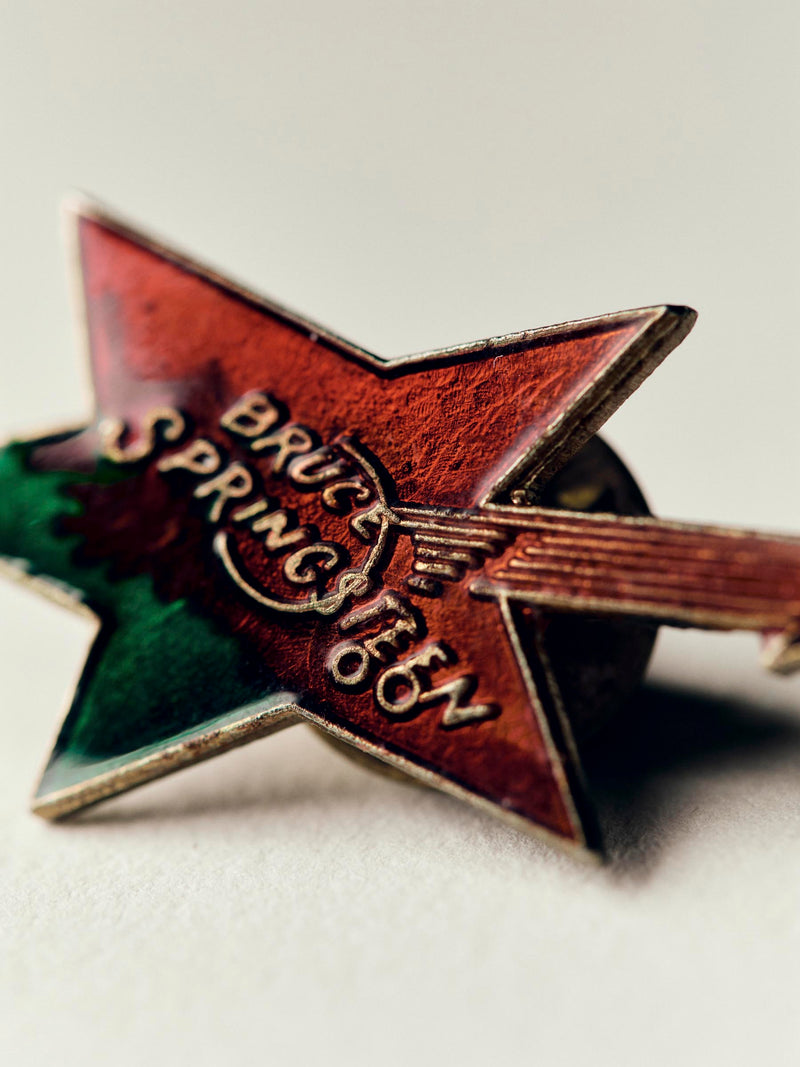 vintage 80's bruce springsteen pin - Model