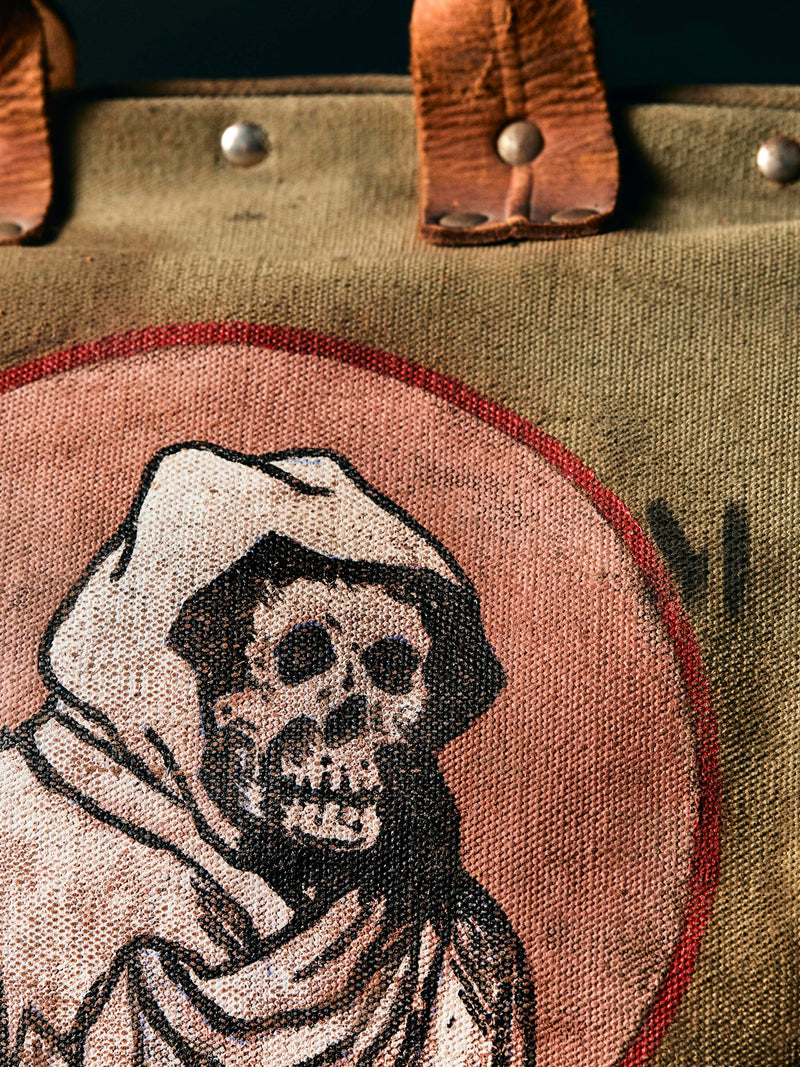vintage painted "muerte" klein bag - Model