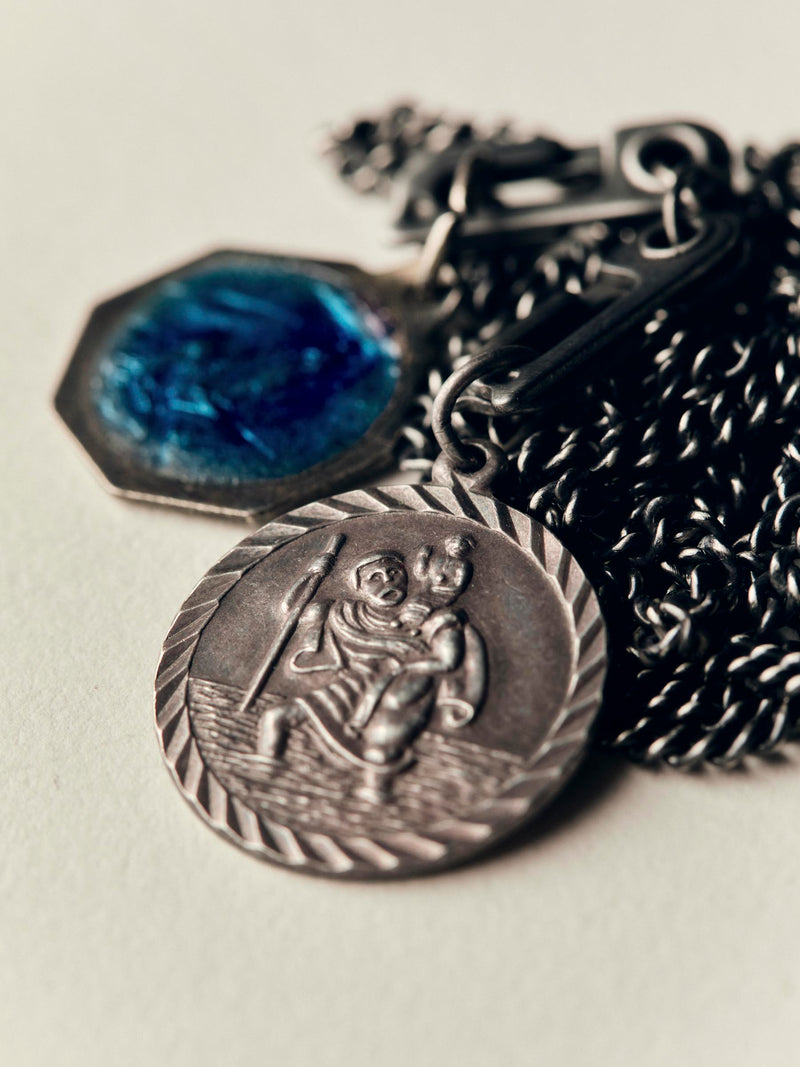 vintage "st. christopher" medal pendant - Model
