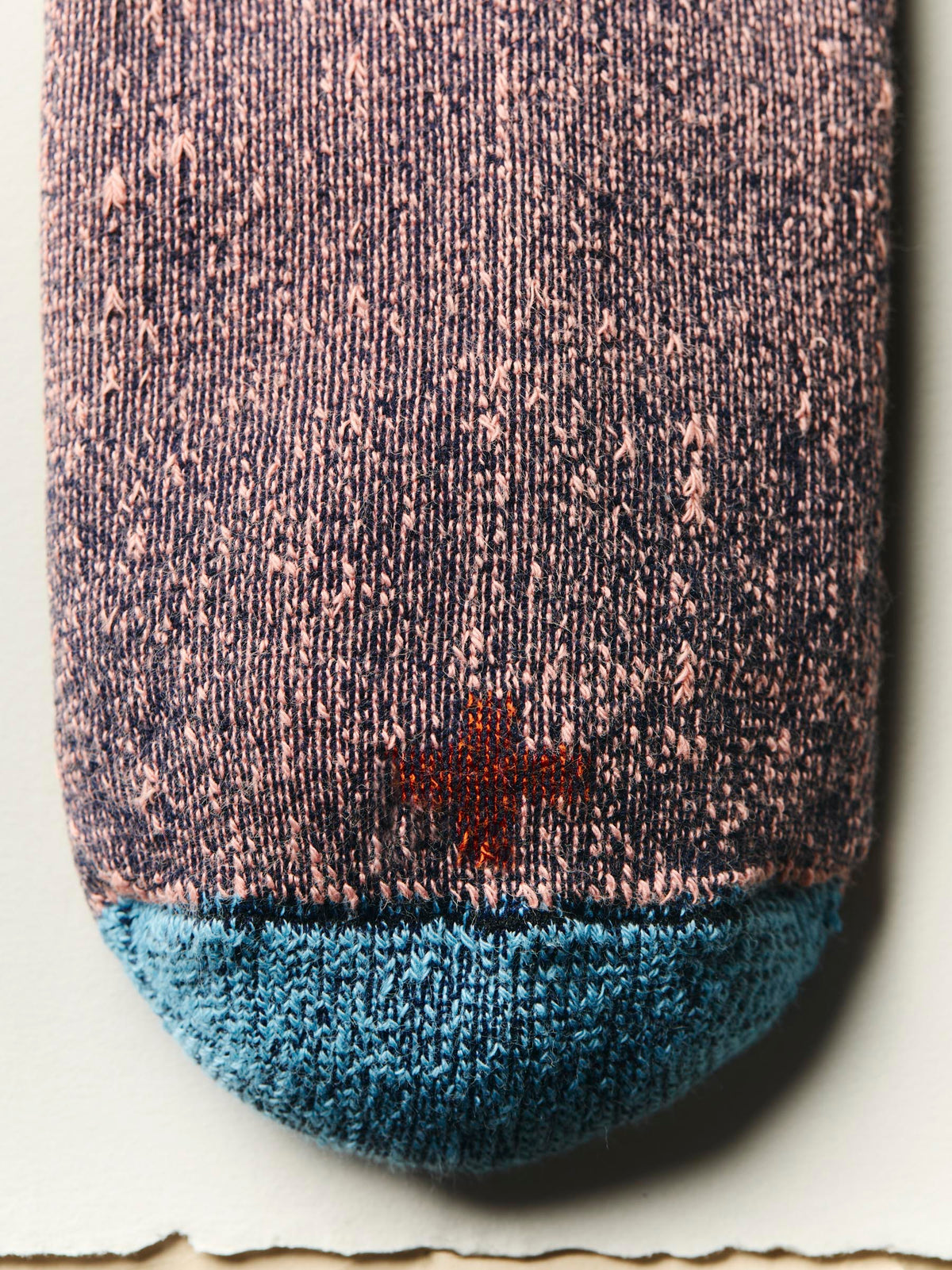 boot sock in mauve