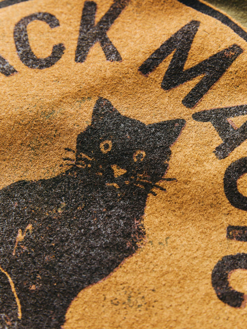 the "black magic" tee in olive