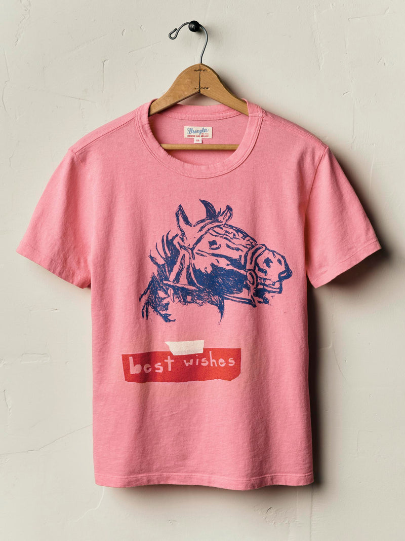 i+w x Wrangler "best wishes" tee