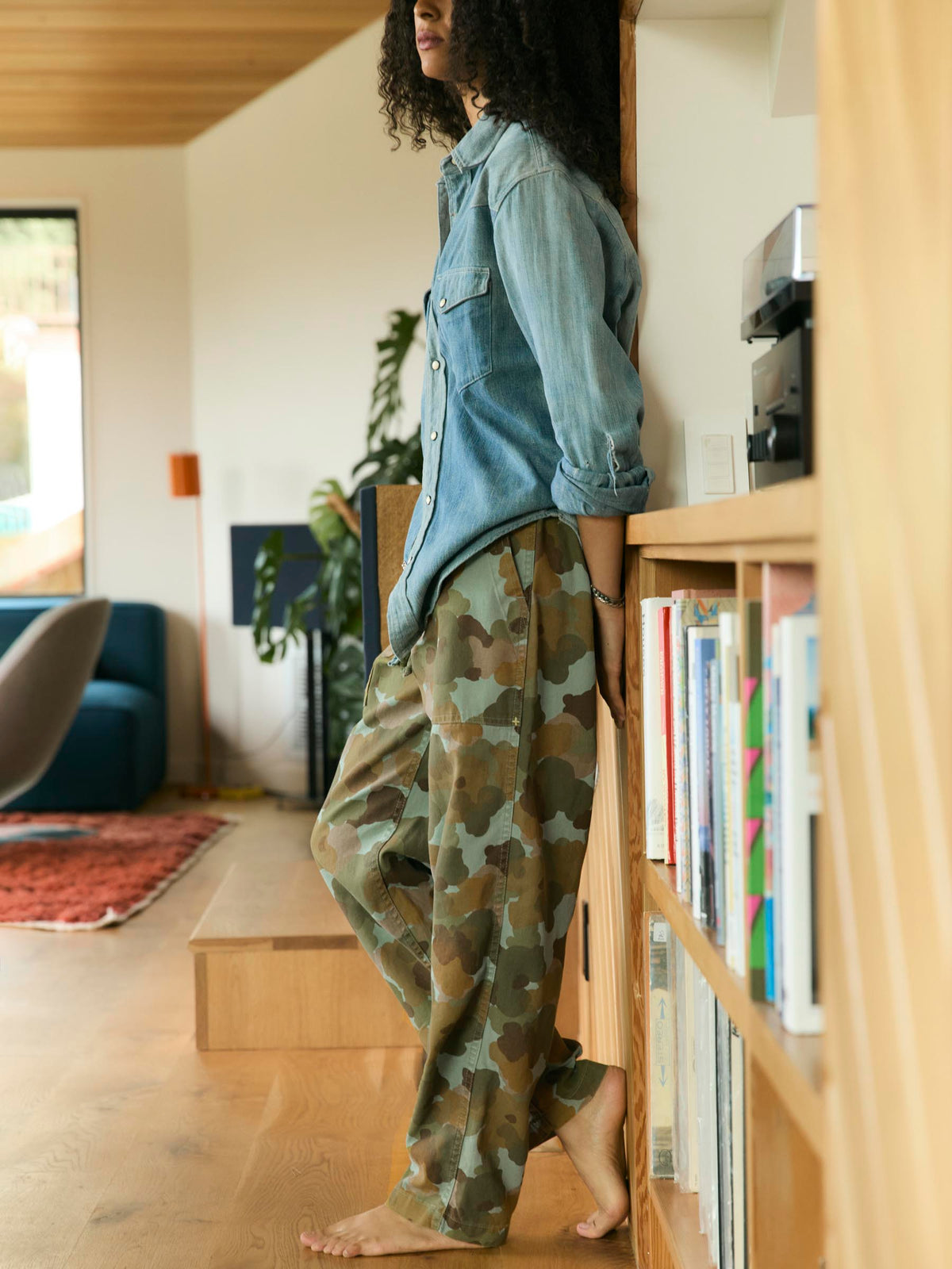 ventura chore pant in painted camo