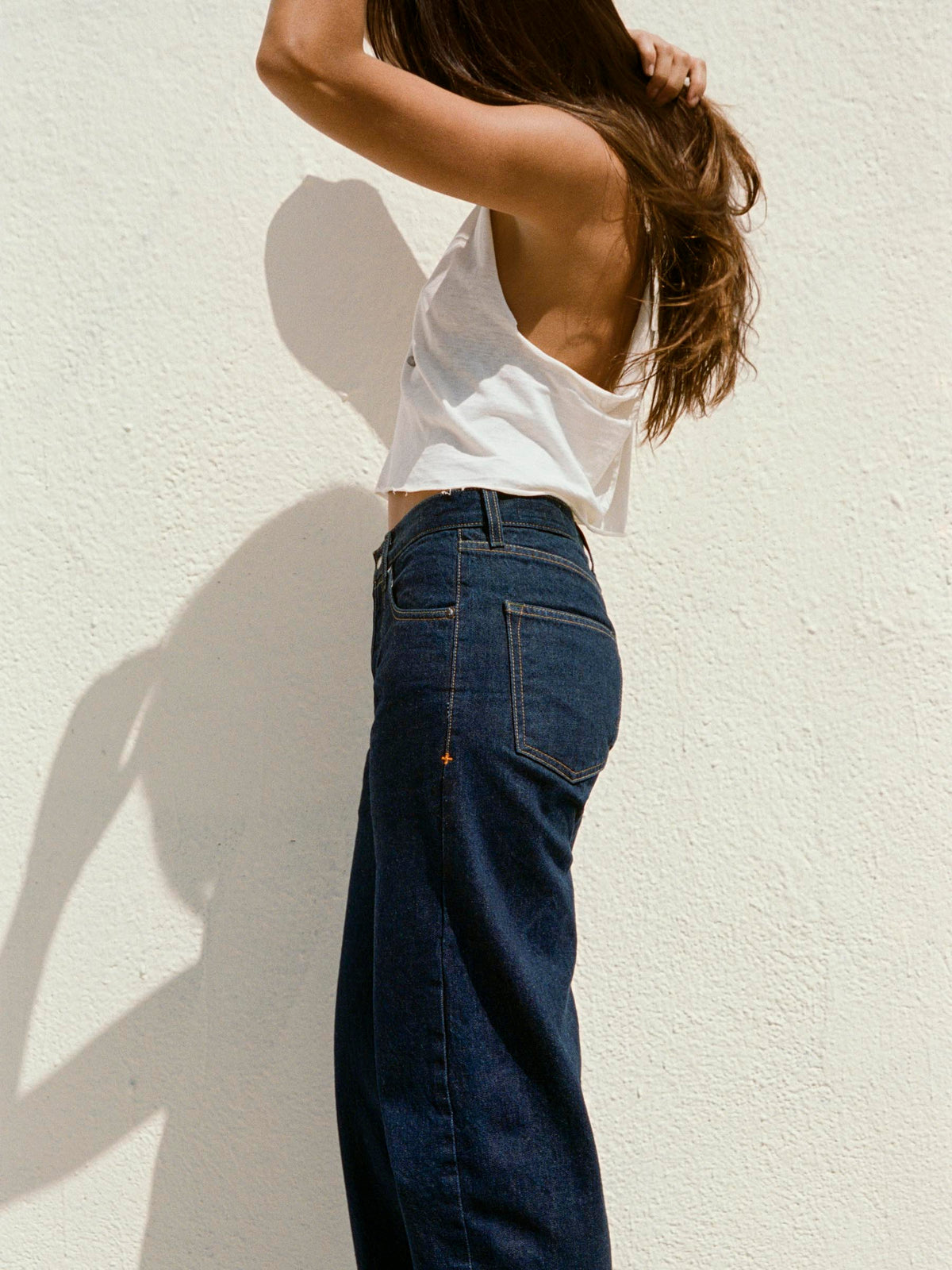 edie indigo selvage rinse