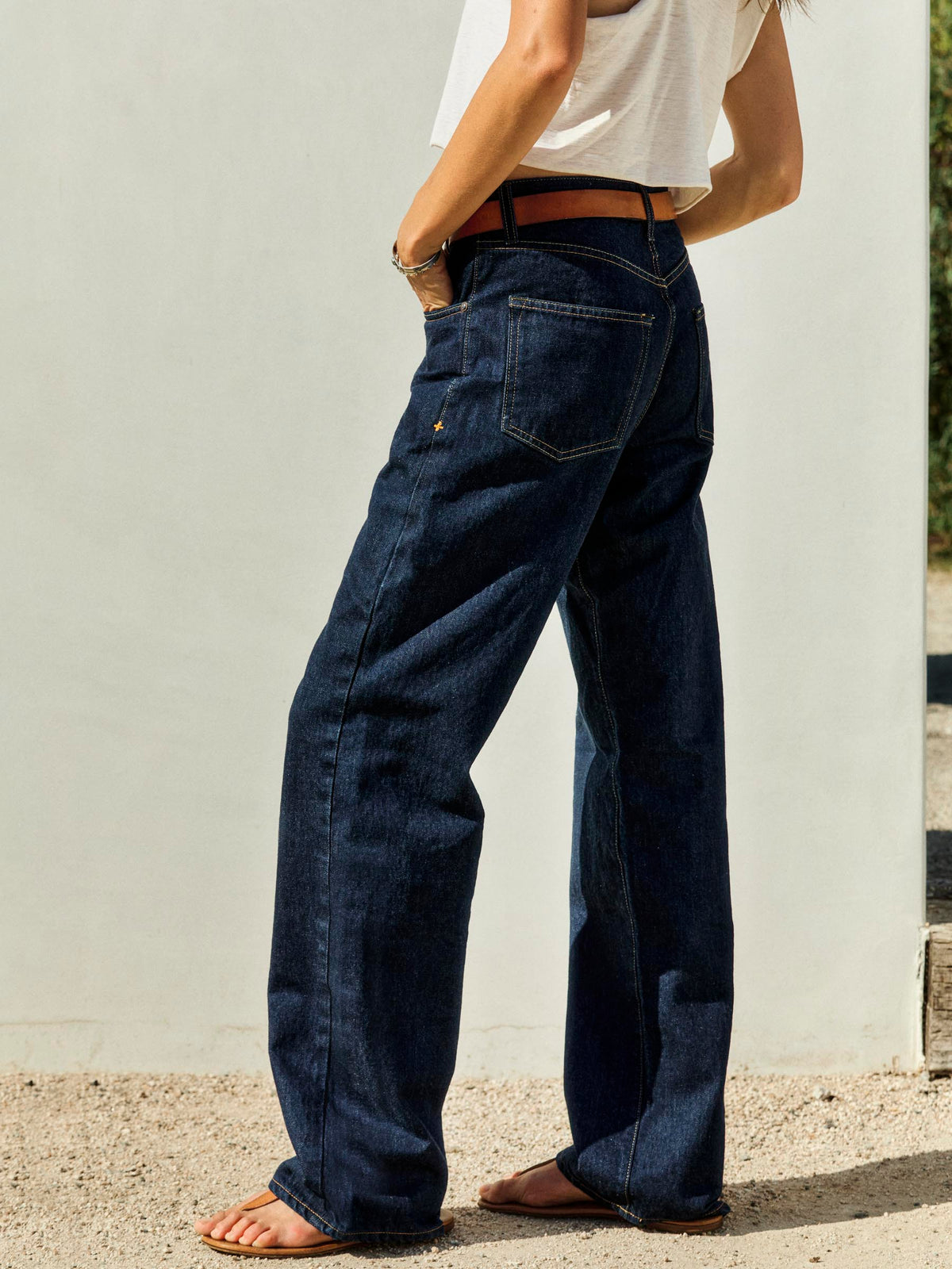 edie indigo selvage rinse