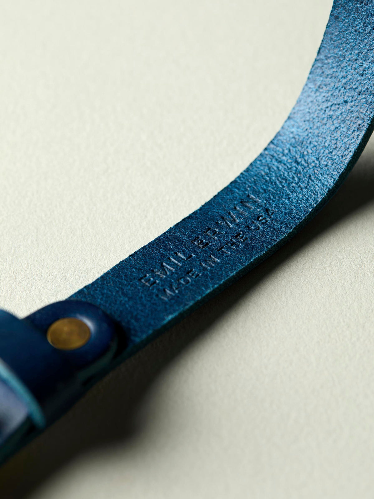 emil erwin x i+w keychain in blue