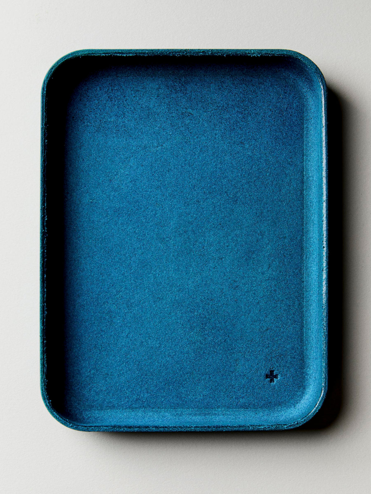 emil erwin blue leather tray