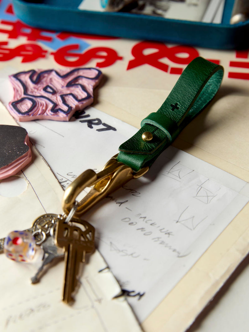 emil erwin x i+w keychain in green - Model