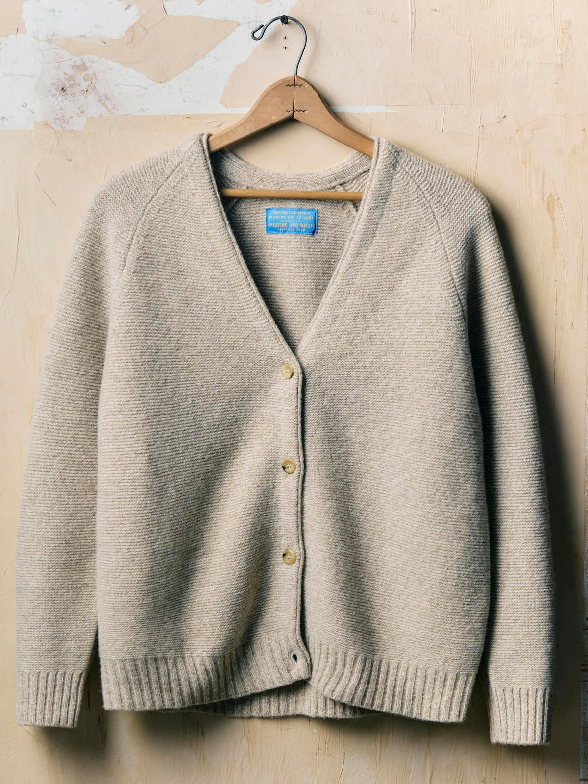 evie cardigan in natural