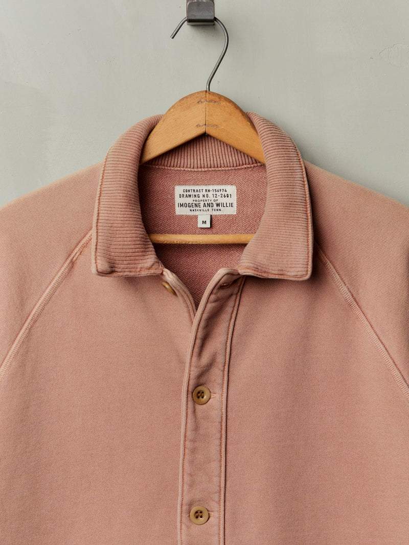 fairview knit raglan jacket in sedona - Model