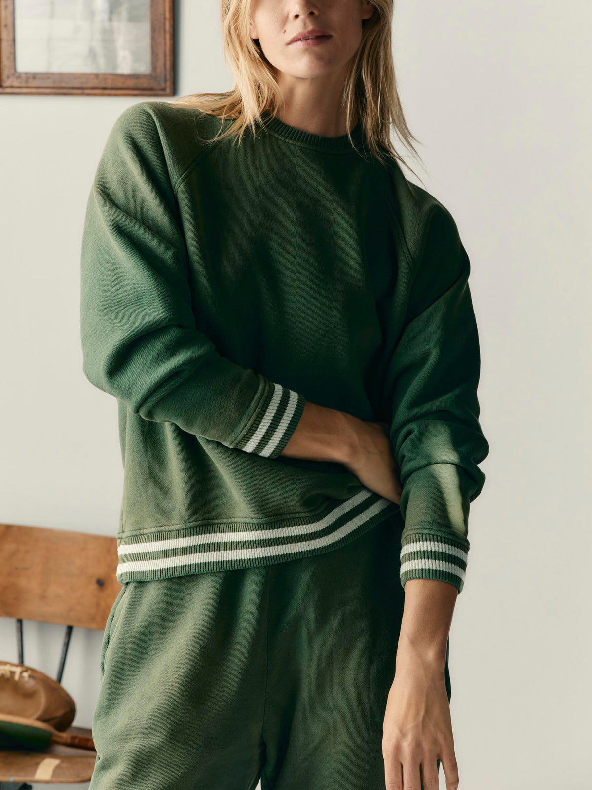 varsity ribbed crew