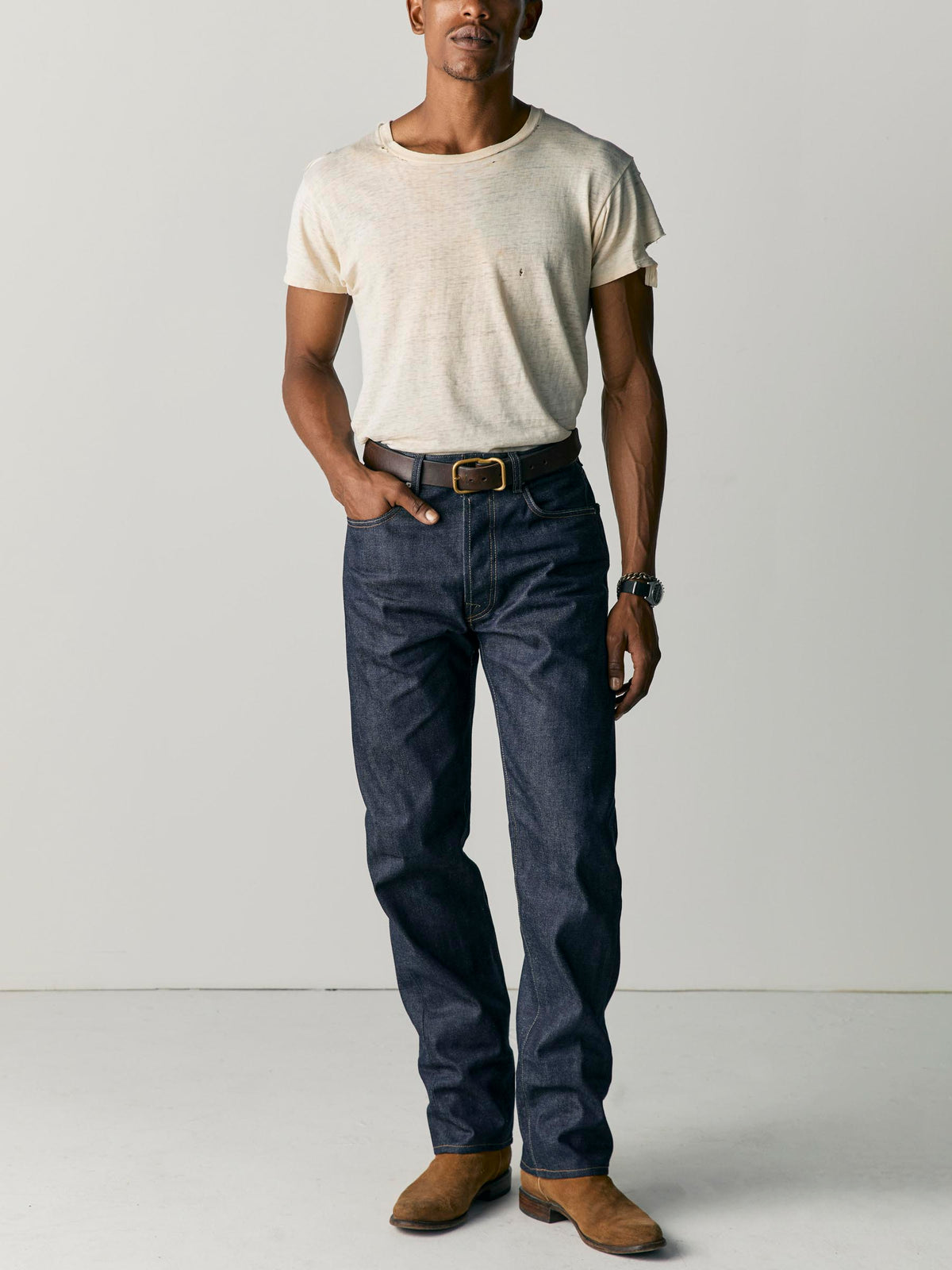 hank indigo rigid