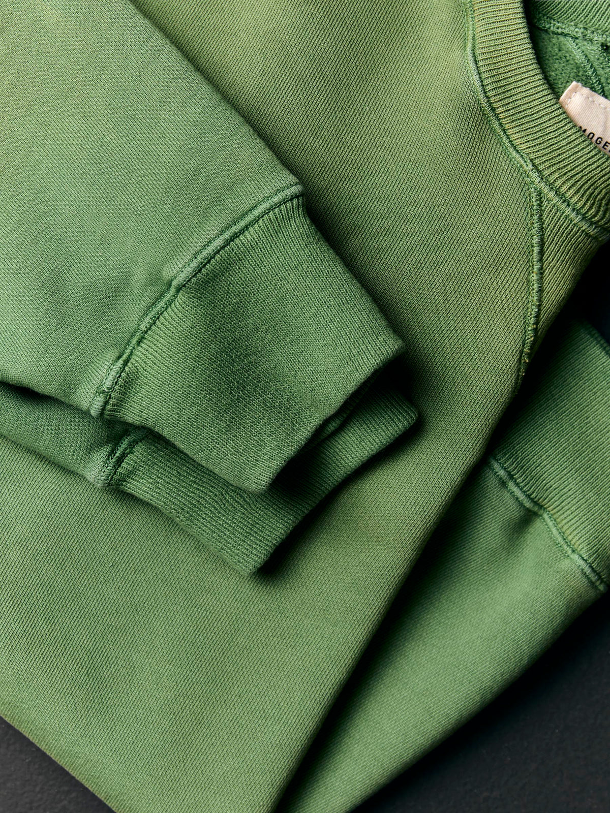 hilts sweatshirt sunfaded  green