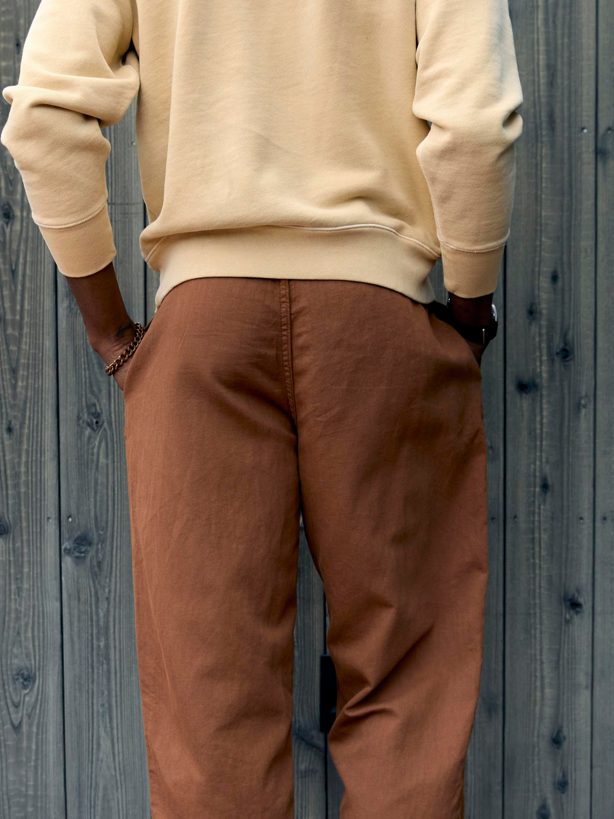 lounge pant in field brown