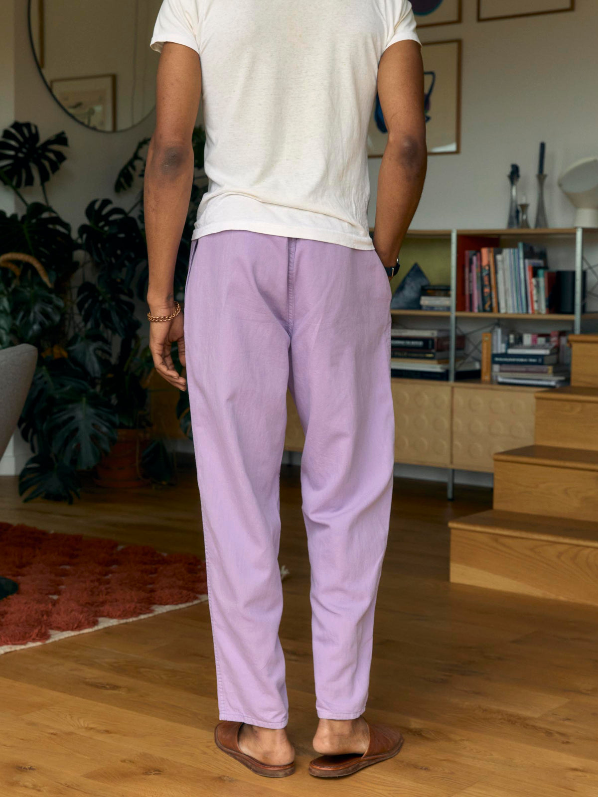 lounge pant in lilac