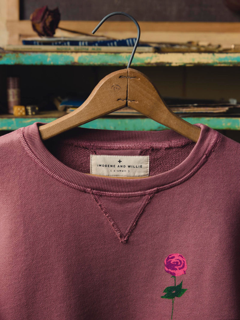 the "rose" penny sweatshirt - Model