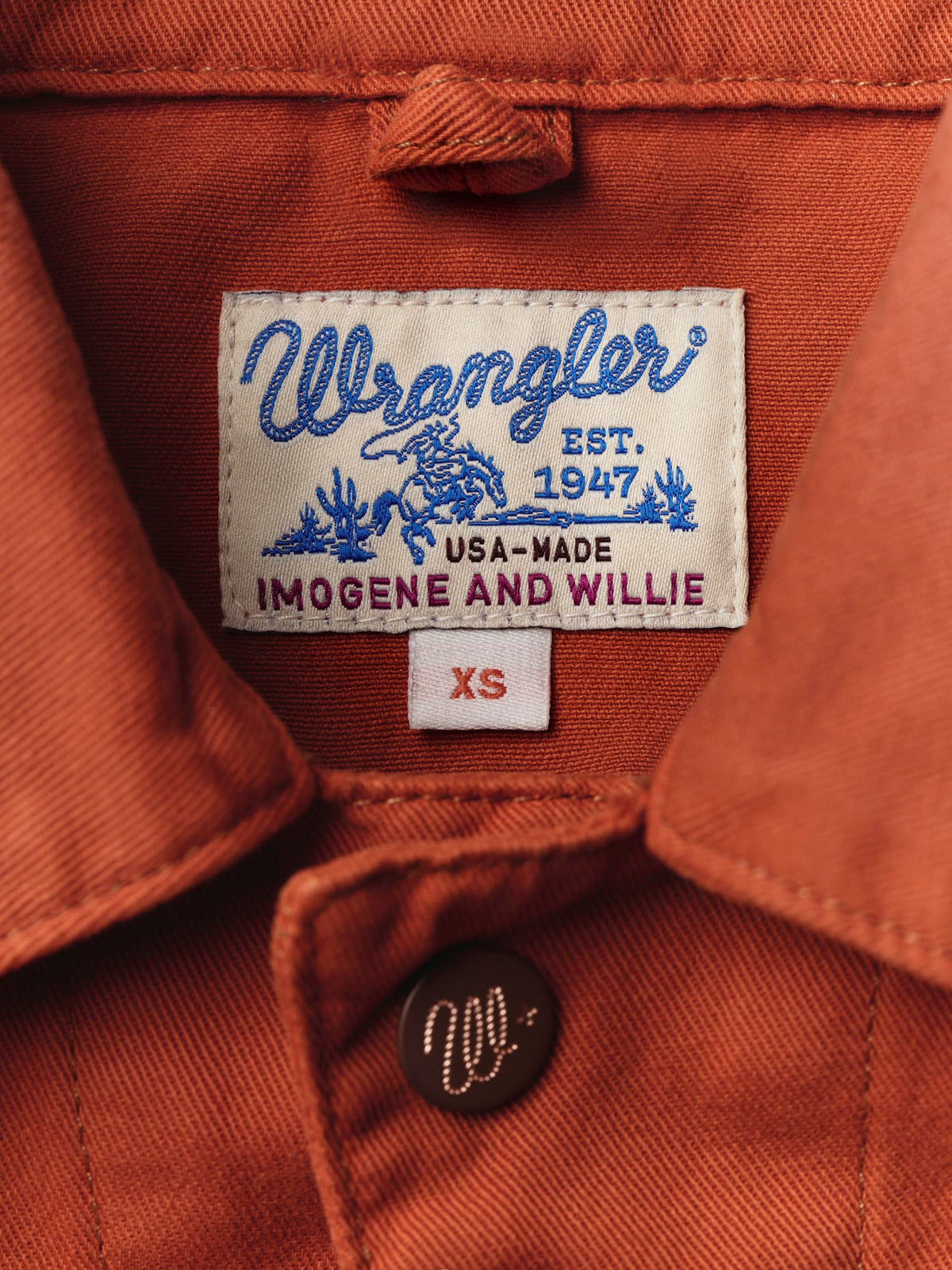 i+w x Wrangler 12MJZ sunfaded jacket