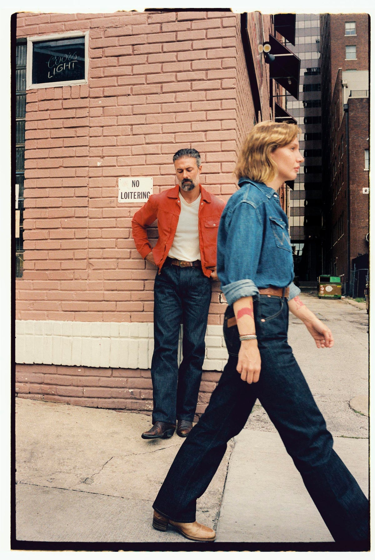 i+w x Wrangler 12MJZ sunfaded jacket