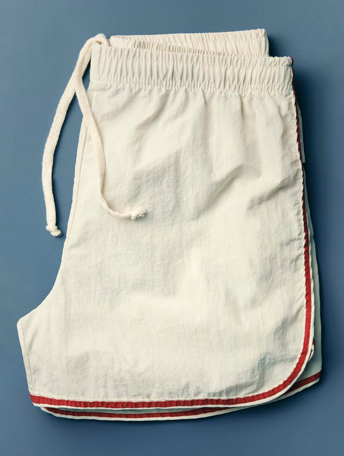 track short in vintage white