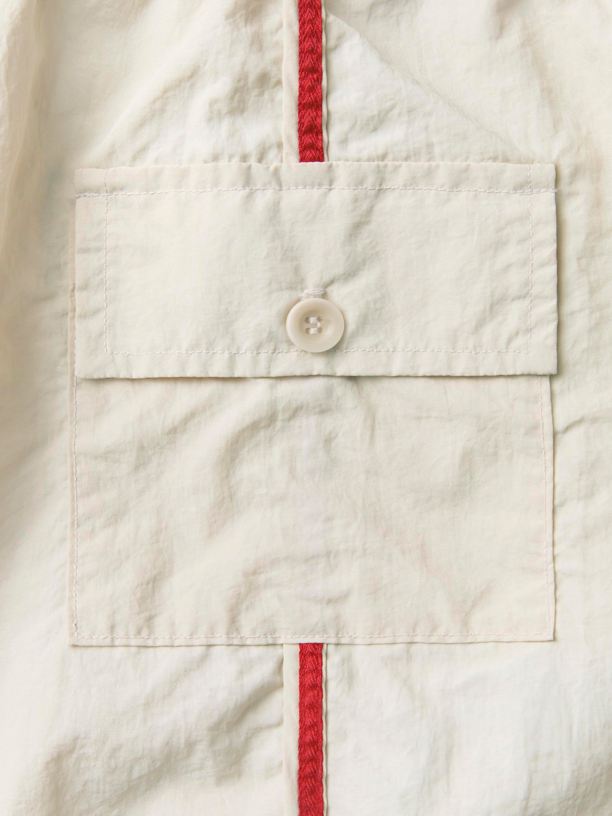 track short in vintage white