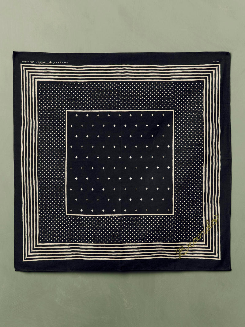 i+w vintage black bandana v2