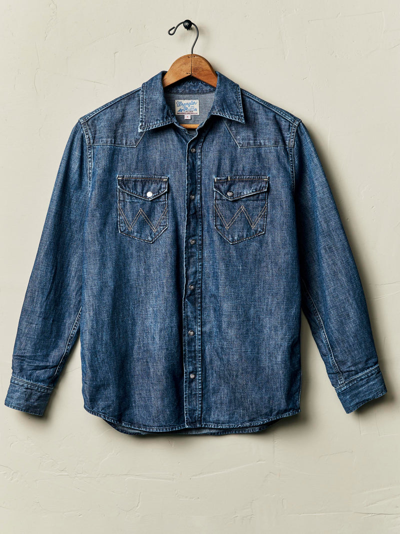 i+w x Wrangler 27MW washed western snap - Model