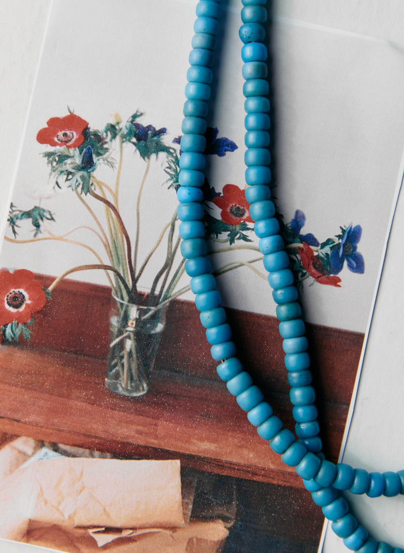vintage aqua paderes necklace - Model